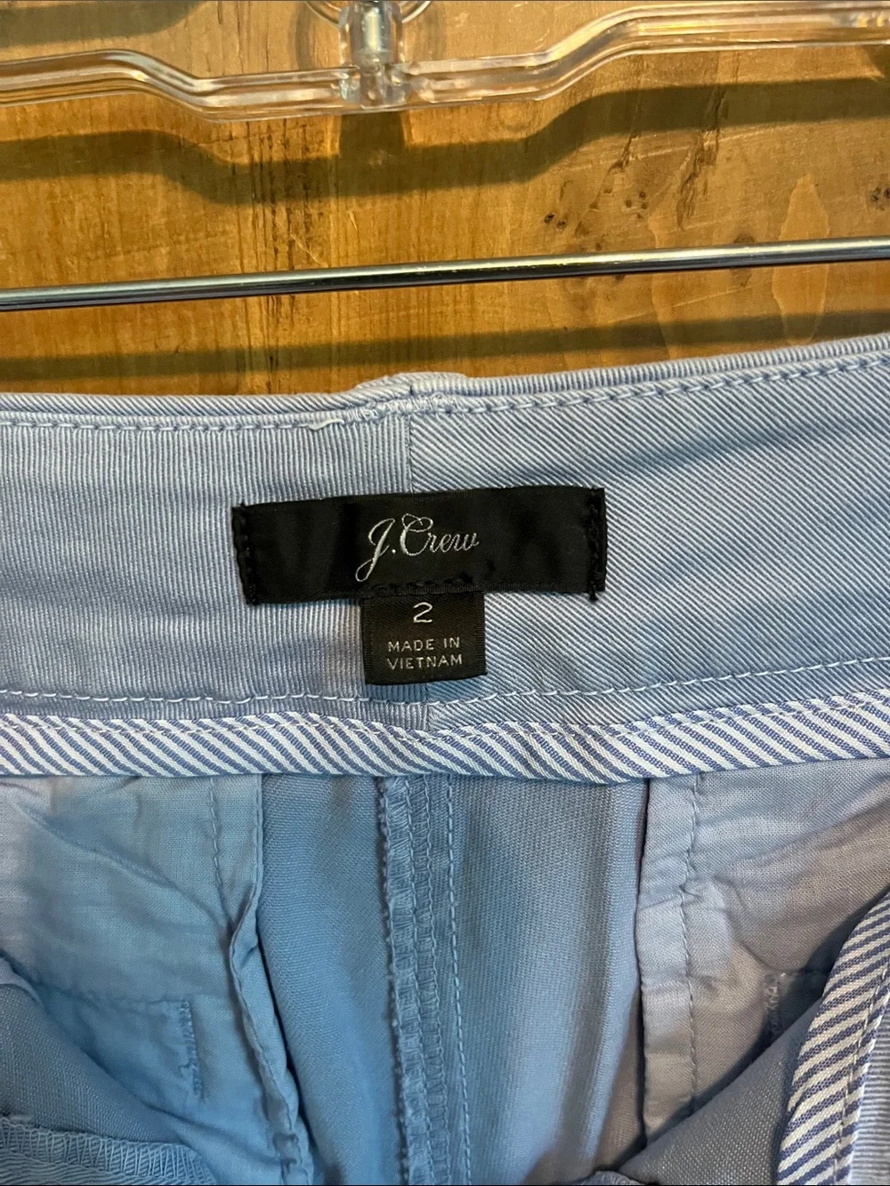J. Crew 5” Pale Blue Cotton Chino Shorts 2